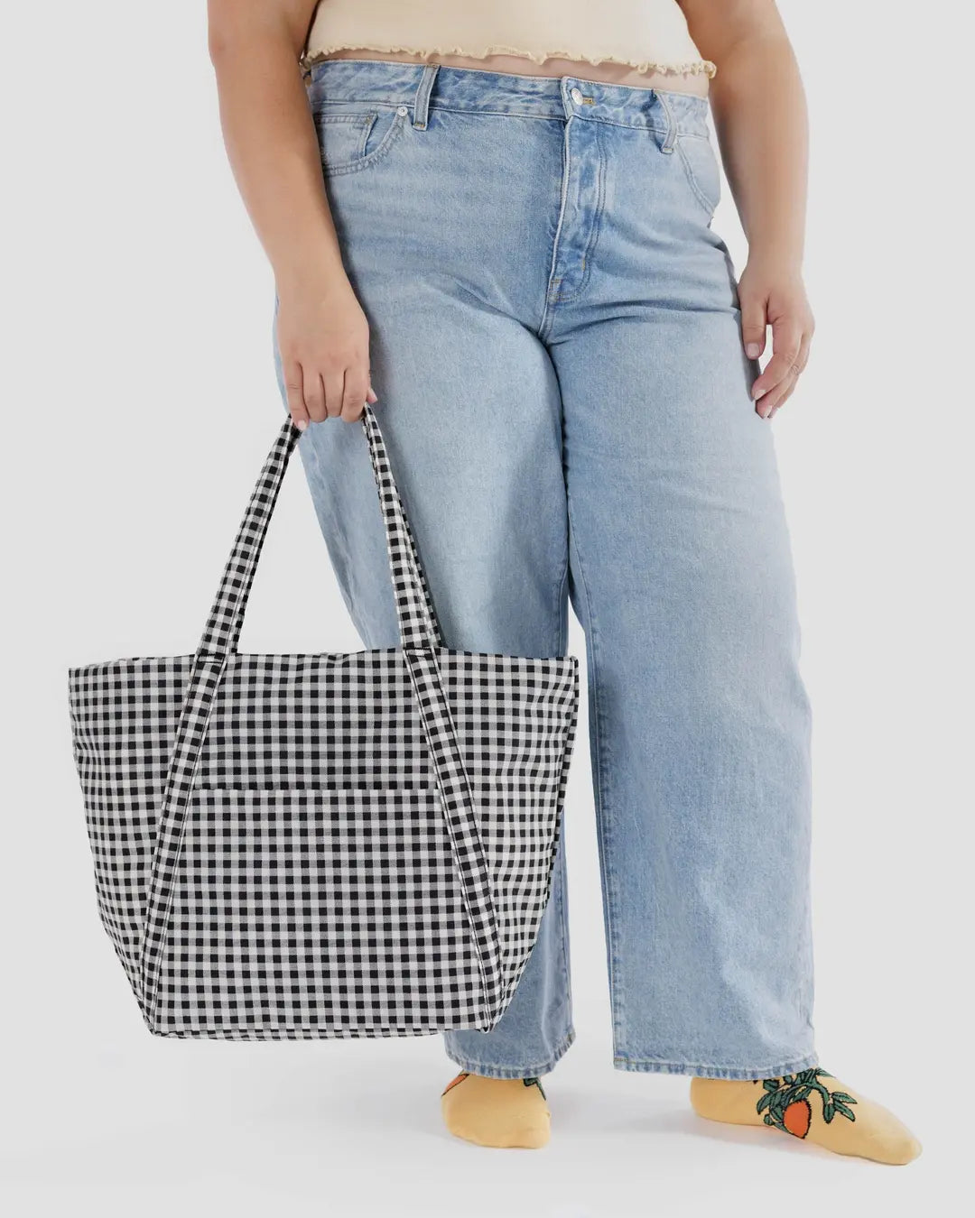 Cloud Bag - Black & White Gingham image 1
