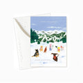 Skiing Pups - Holiday Card (Mini) image 0