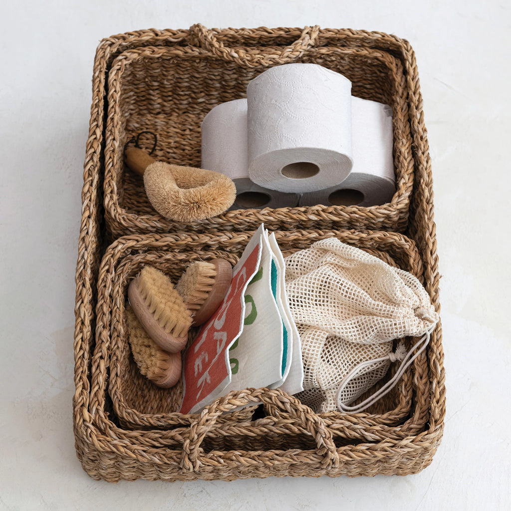 Hand-Woven Seagrass Basket image 2