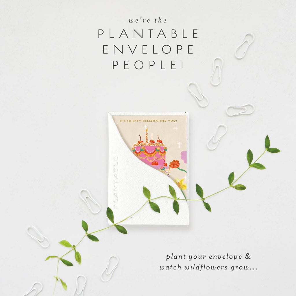 Cherry Cake Sprout - Birthday Mini Greet 2.5 x 3.5