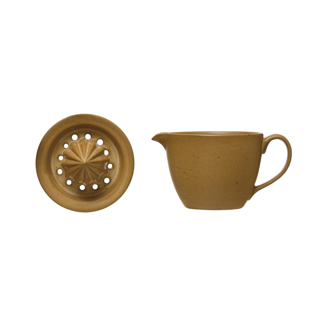 Stoneware Juicer w/ Reactive Glaze image 3