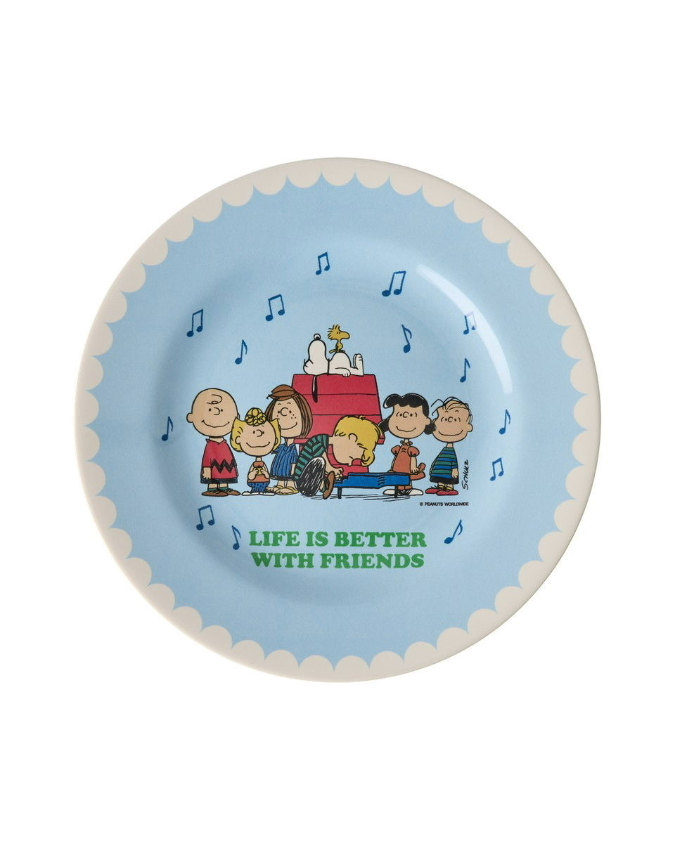 Snoopy Lunch Plate - Soft Blue