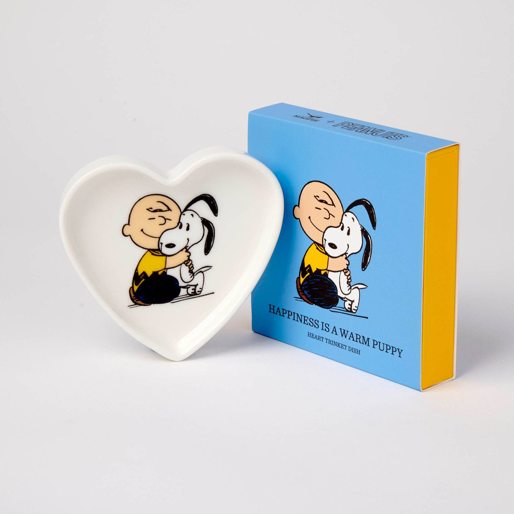 Peanuts Heart Trinket Dish - Puppy