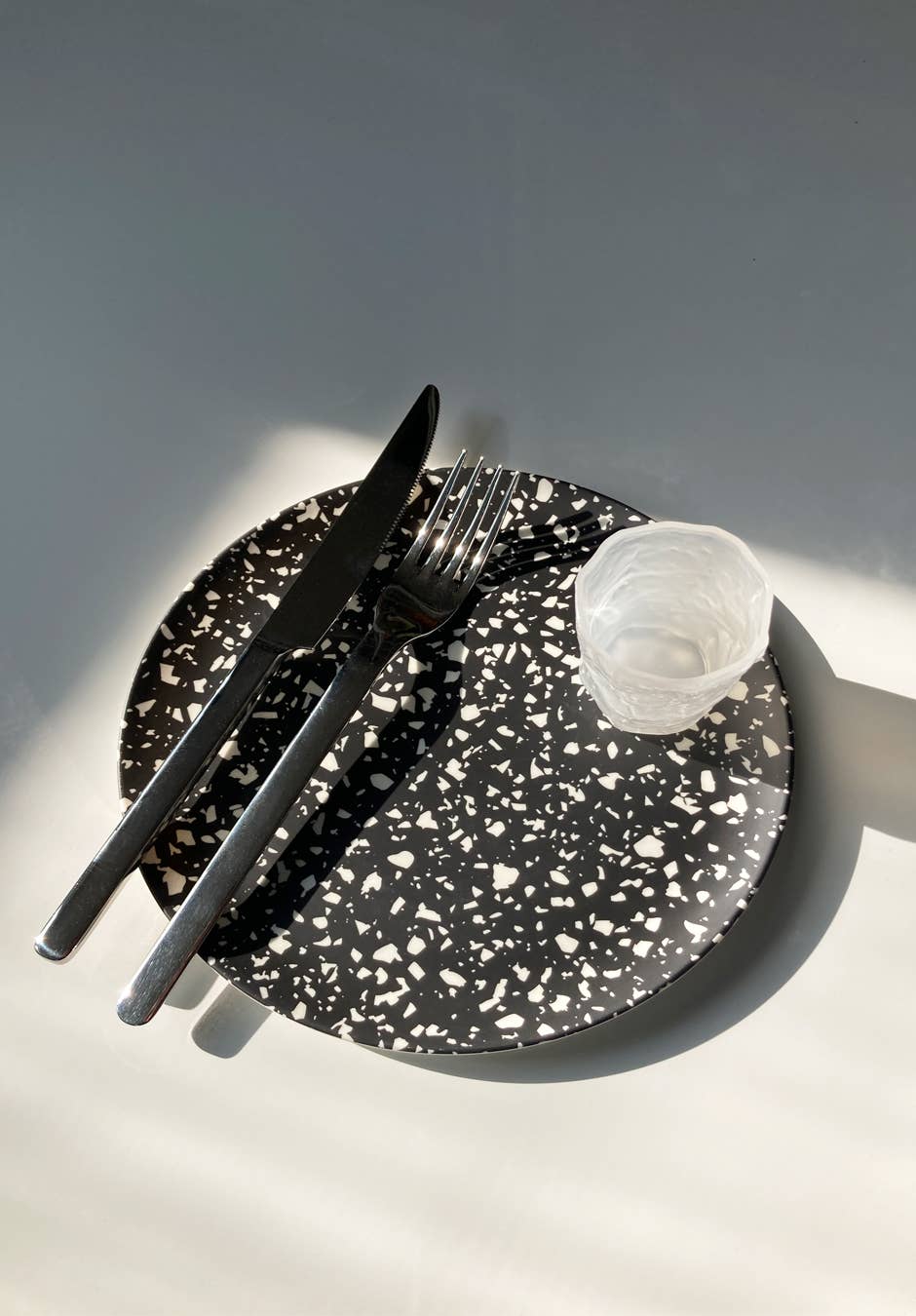 Terrazzo Black Side Plate