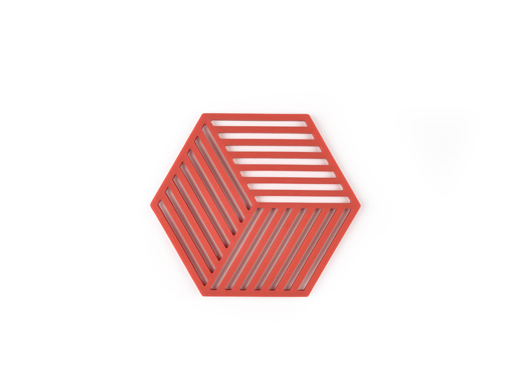 Zone Denmark Trivet - Hexagon / Burned Red