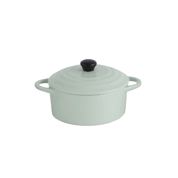 Stoneware Mini Baker with Lid image 3