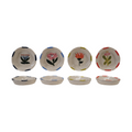Hand-Painted Stoneware Dish image 0