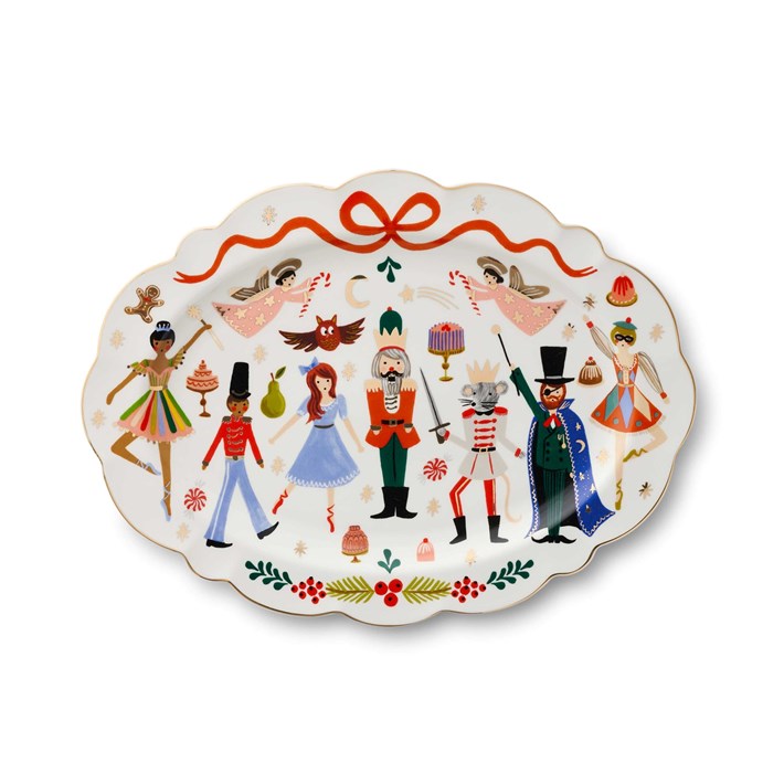 Nutcracker Large Porcelain Serving Platter image 0