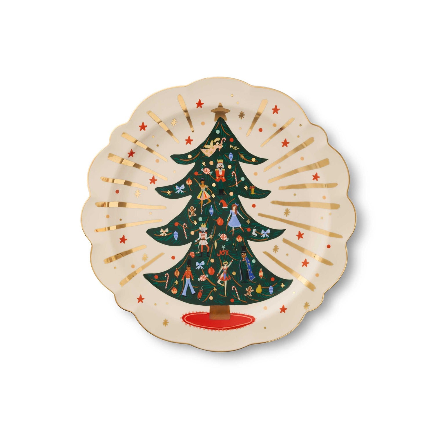 Nutcracker Round Porcelain Serving Platter image 0