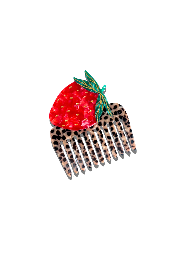 Strawberry Pocket Hair Comb