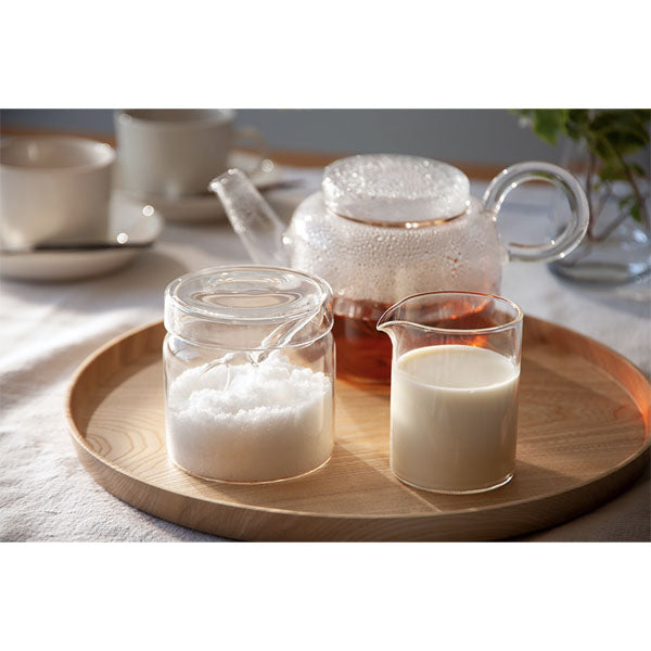 Piuma Sugar Pot with Glass Spoon image 1