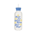 Don't Let It Ruin Your Day Glass Bottle w/ Straw image 0