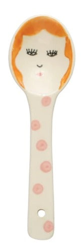 Hand Painted Lady Face Spoon image 2