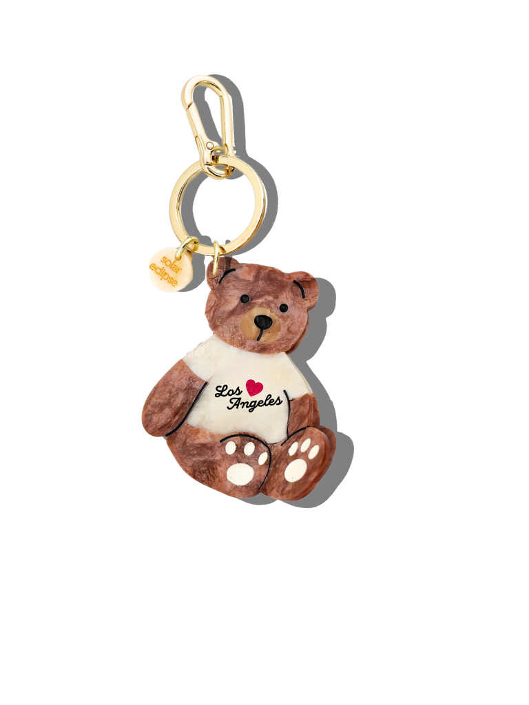 Los Angeles Teddy Bag Charm