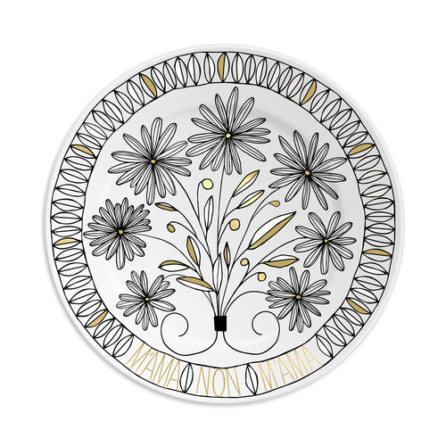 Bouquet 21 Collection - Big Porcelain Plate image 4