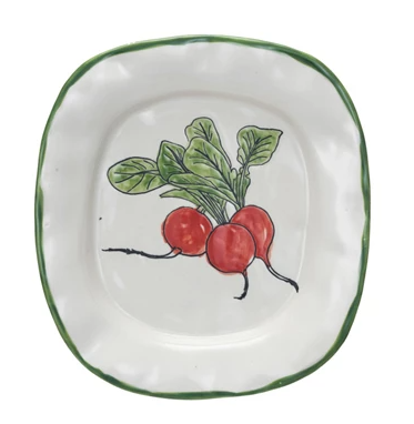 Hand Painted Stoneware Plate image 2