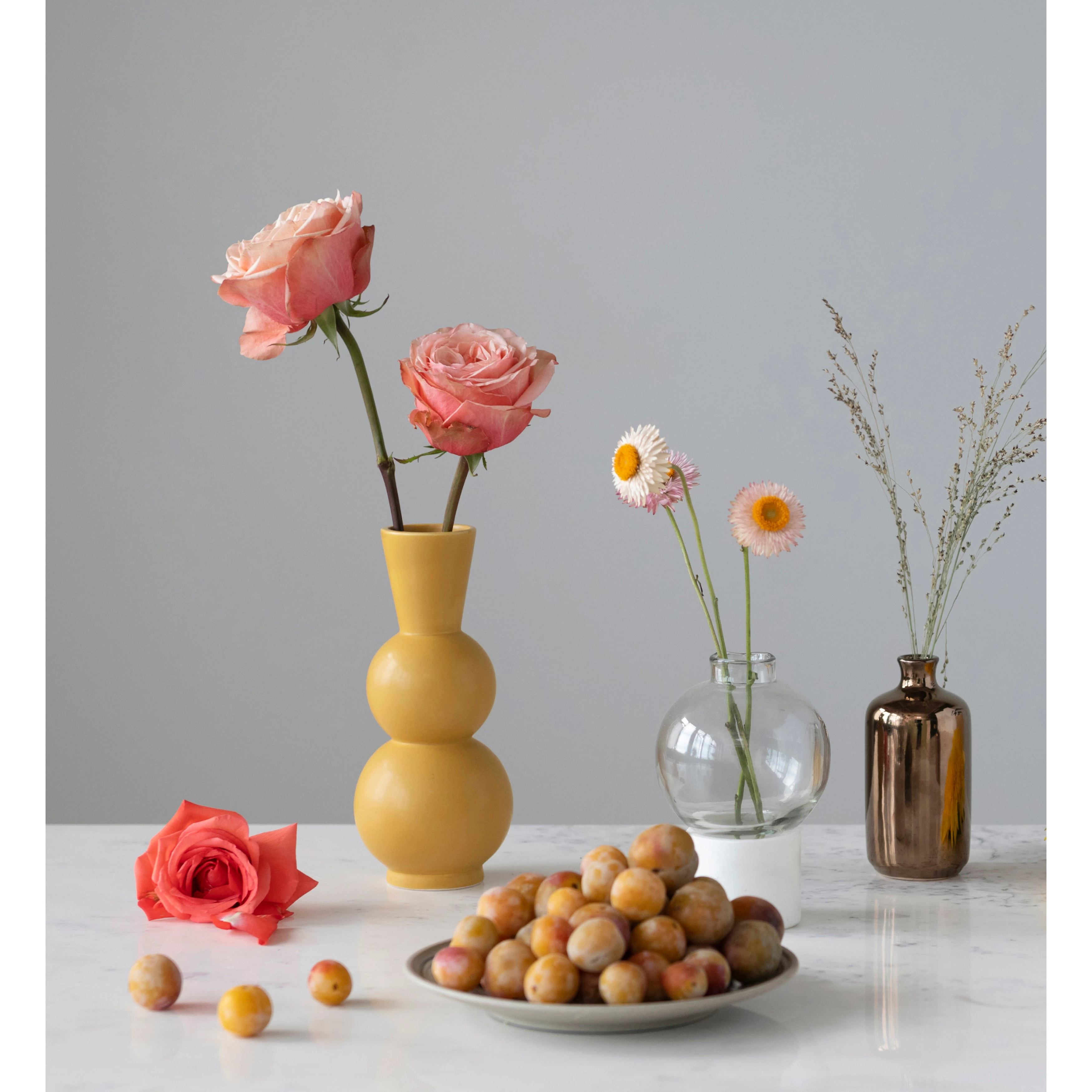 Yellow Stoneware Vase image 1