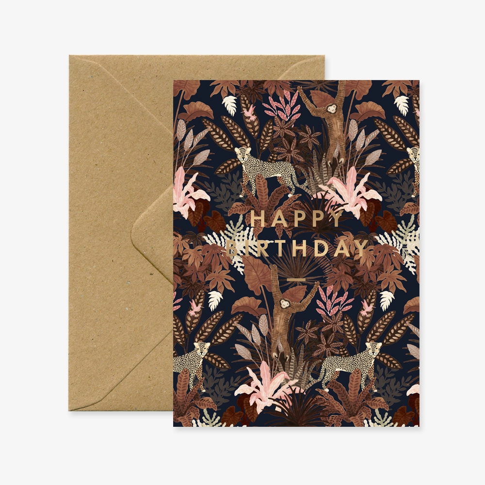 Monkie Happy Birthday Card image 0