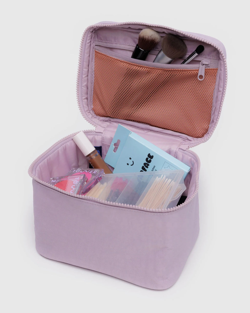 Large Cosmetic Case - Dusty Pink image 2