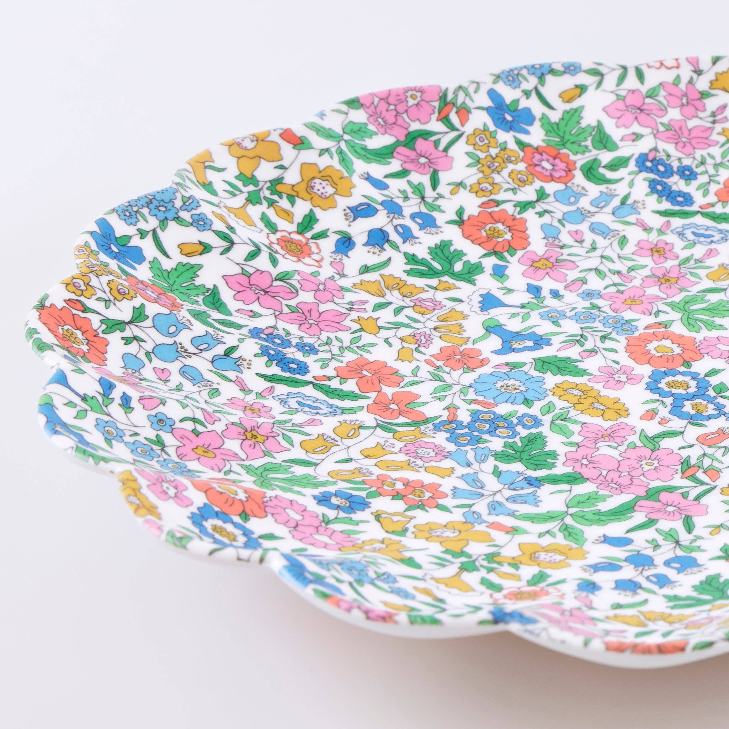 Meri Meri x Liberty Garden Party Reusable Large Plates