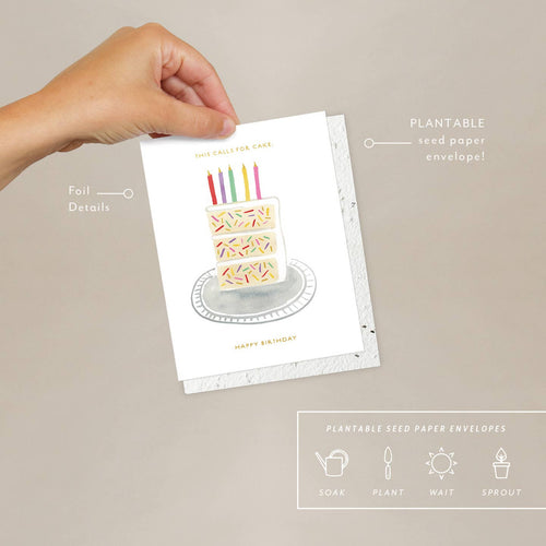 Cake Slice - Birthday Card image 1