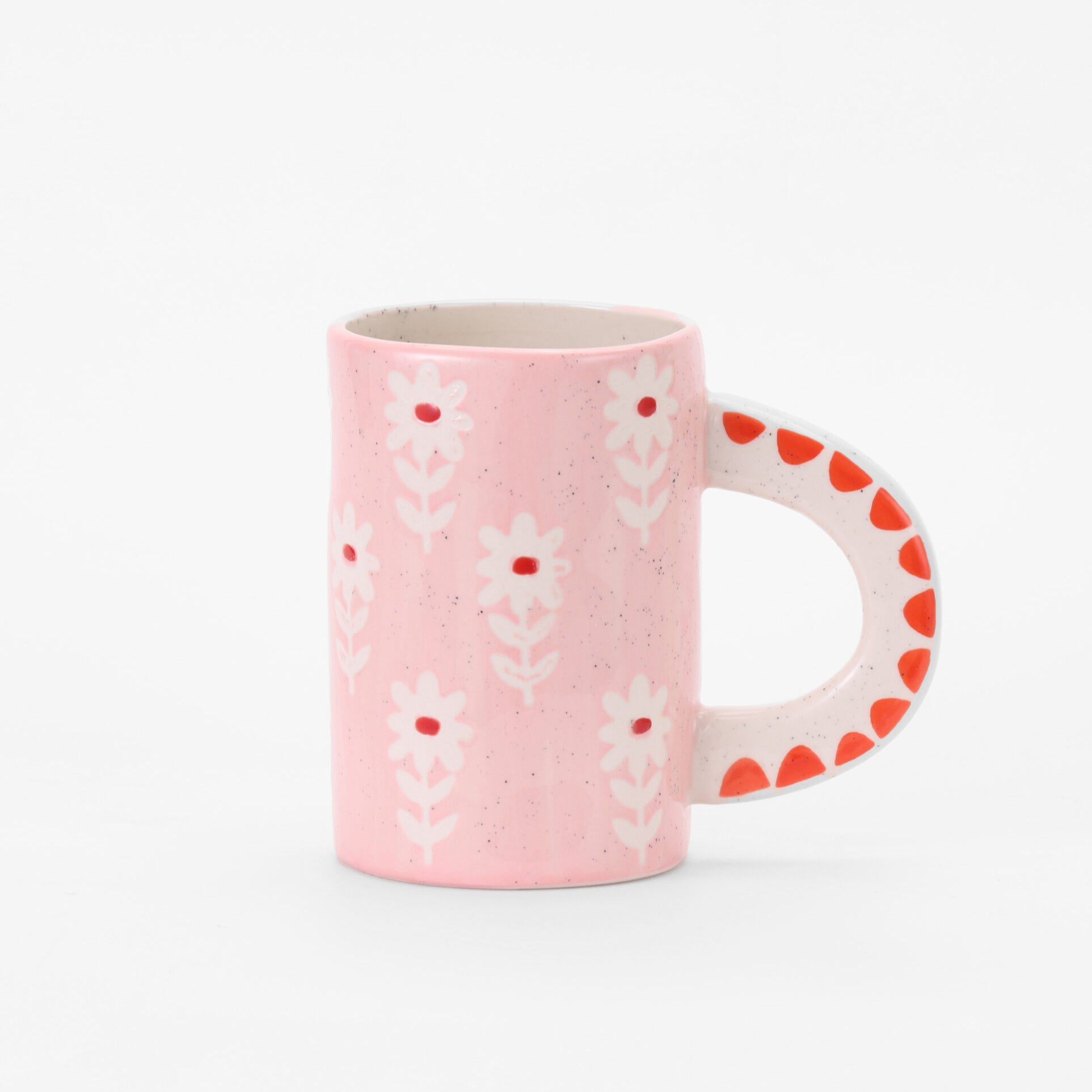 Pink Flower Ceramic Mug image 0