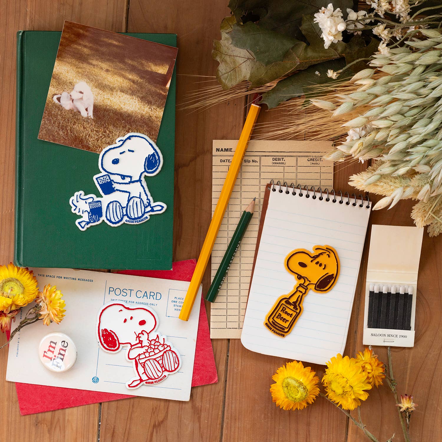 Snoopy & Woodstock Cheers Magnet
