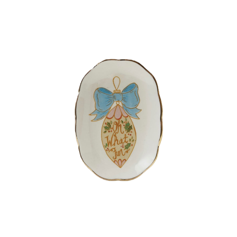 Stoneware Scalloped Dish image 2