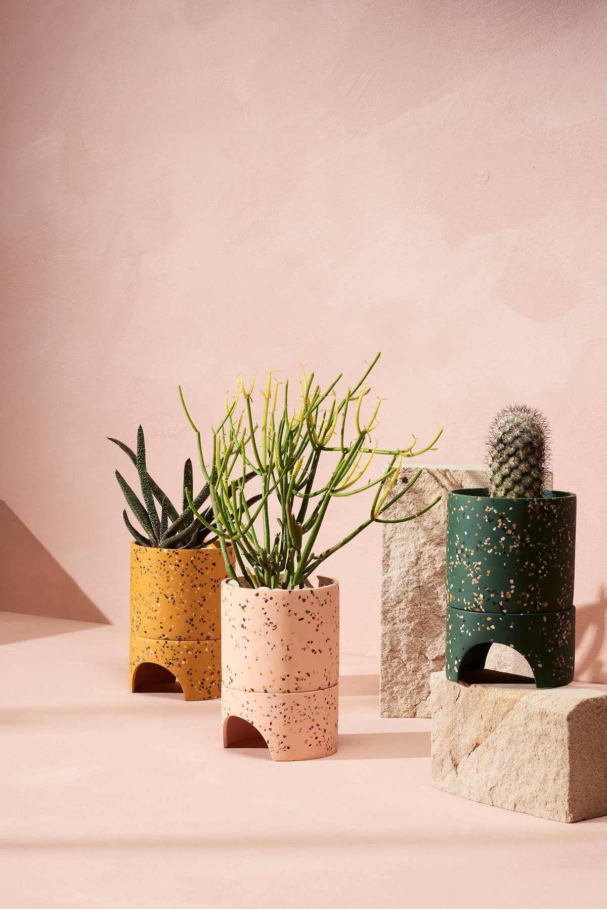 Archie Planter - Salt Terrazzo