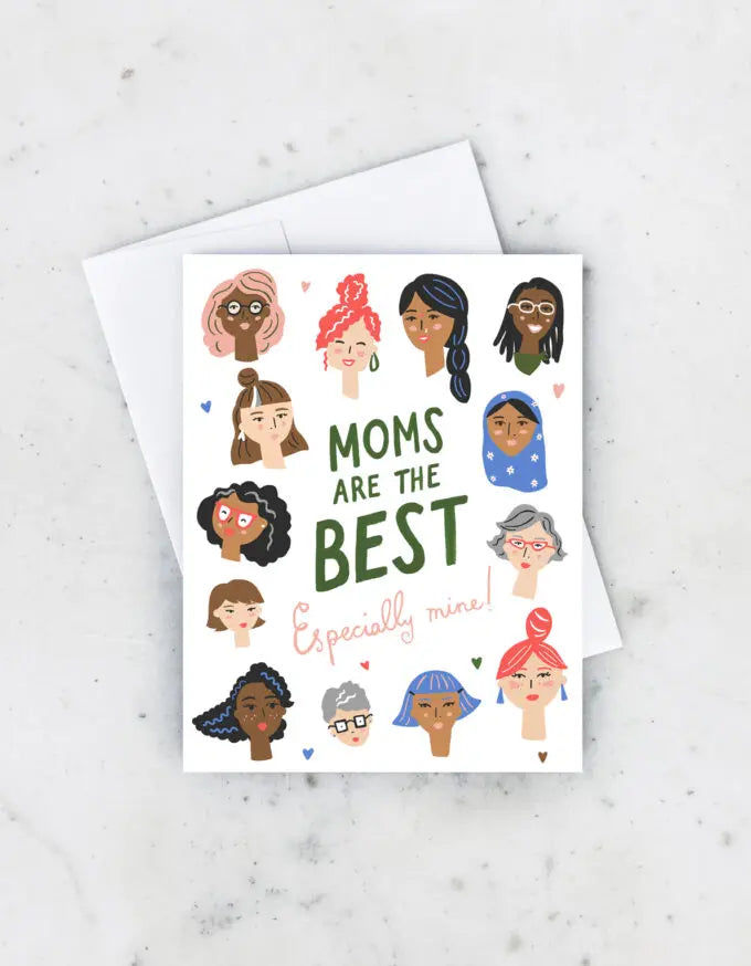 Diverse Moms Greeting Card image 0