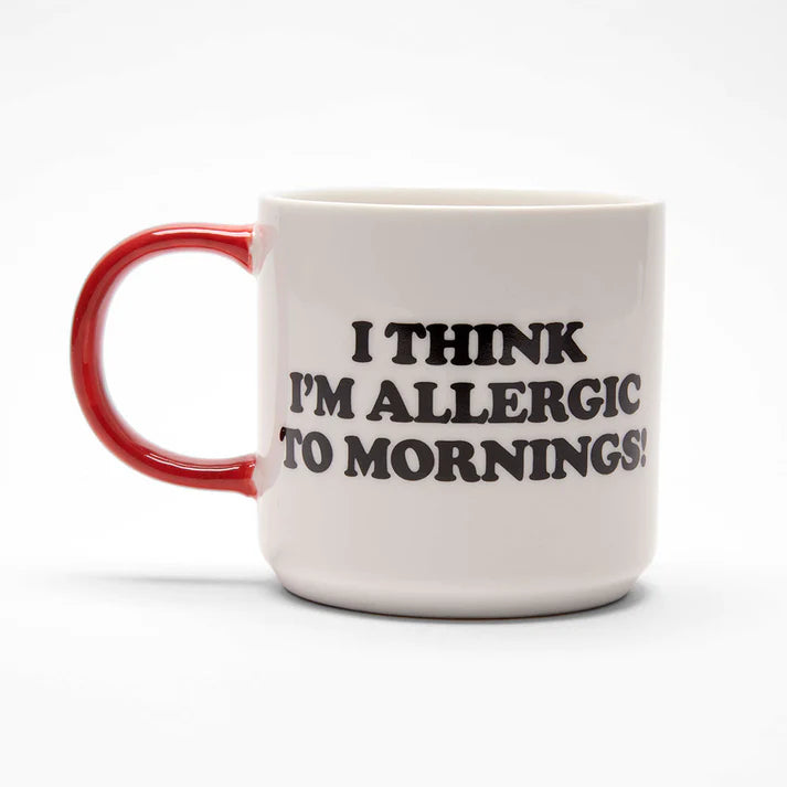 Peanuts Mug - Allergic to Mornings image 1