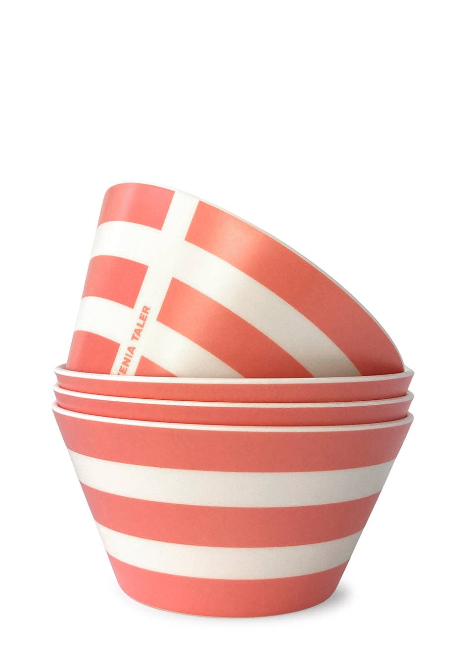 Stripe Bowl Red
