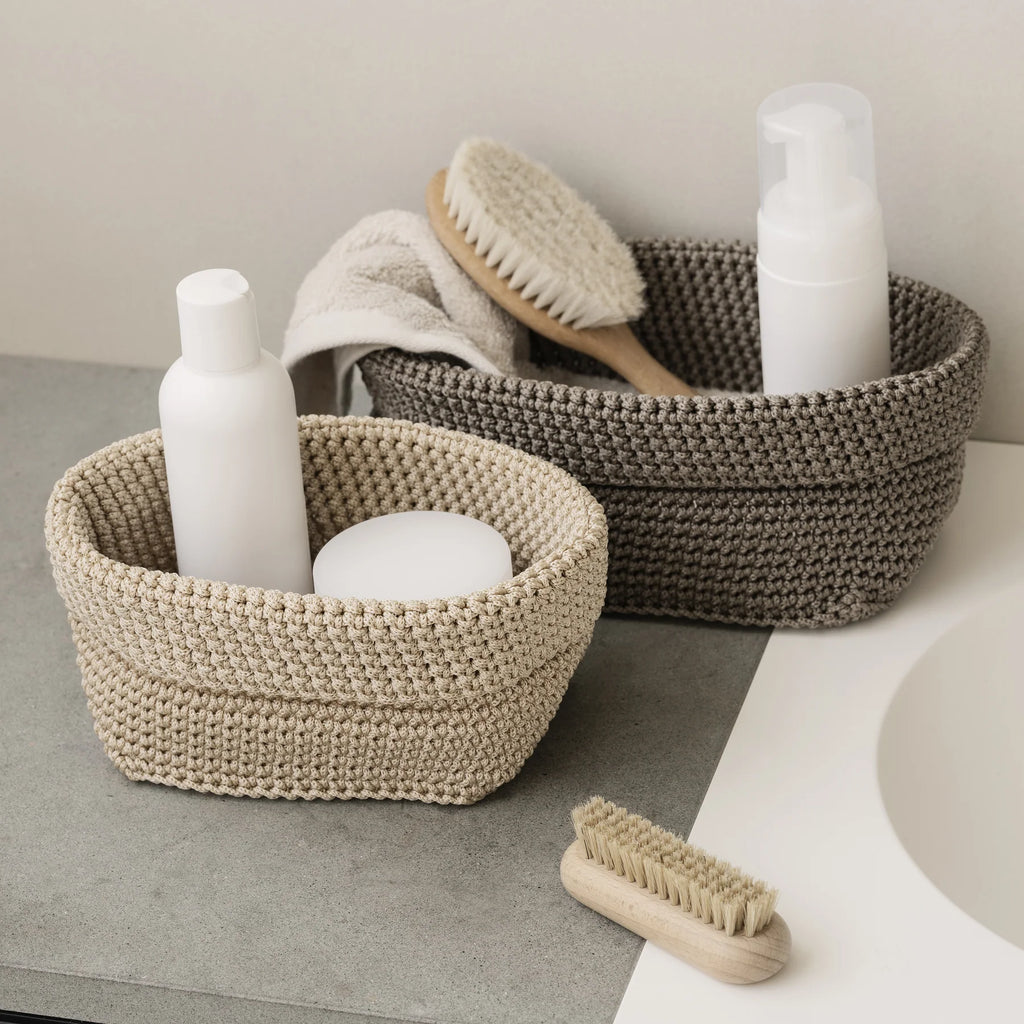 TELA Crochet Storage Basket Set image 1