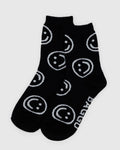 Crew Sock Black Happy image 0