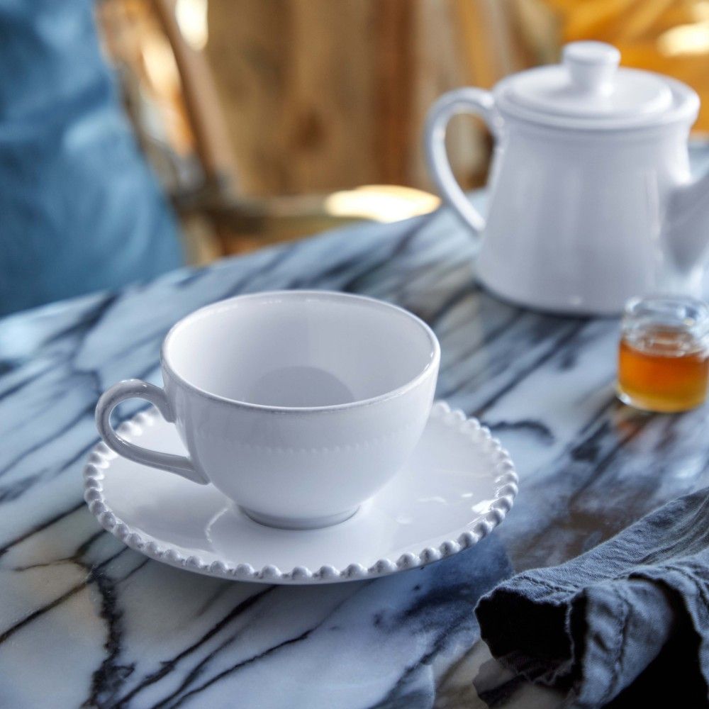 PEARL Tea Cup & Saucer image 1