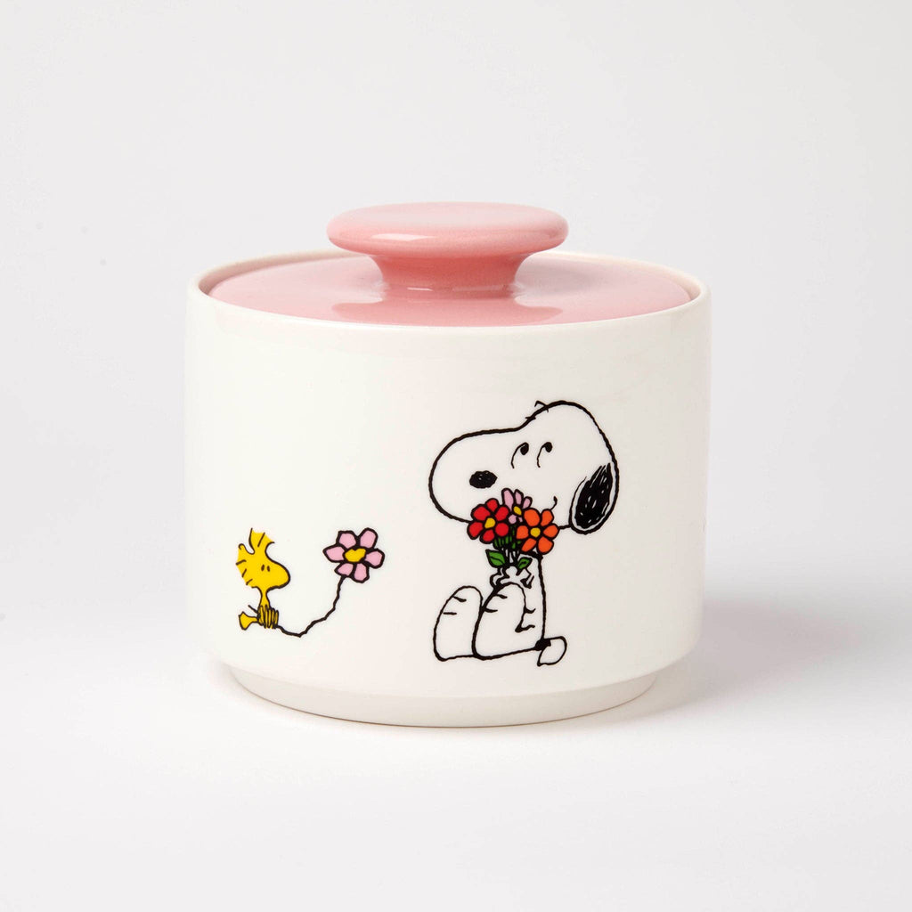 Peanuts Candy Jar - Love is in Bloom