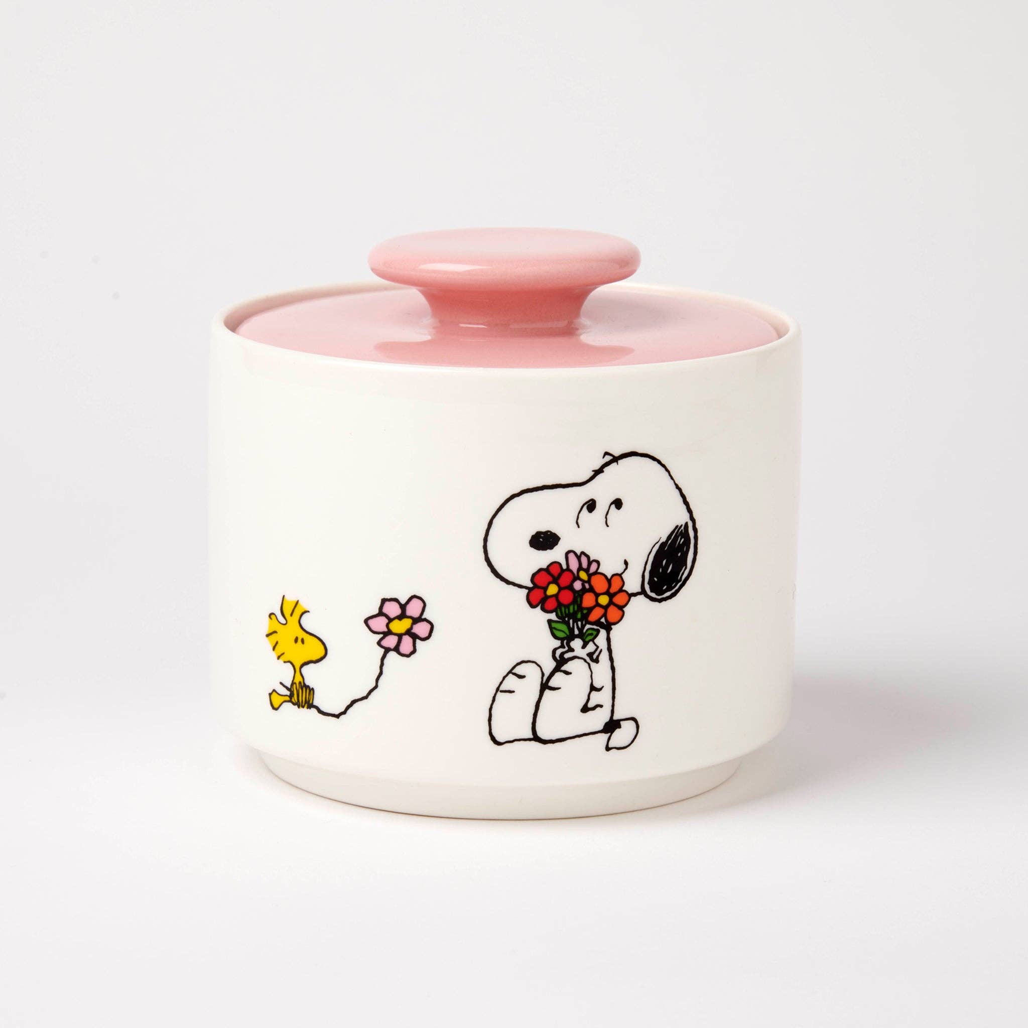 Peanuts Candy Jar - Love is in Bloom