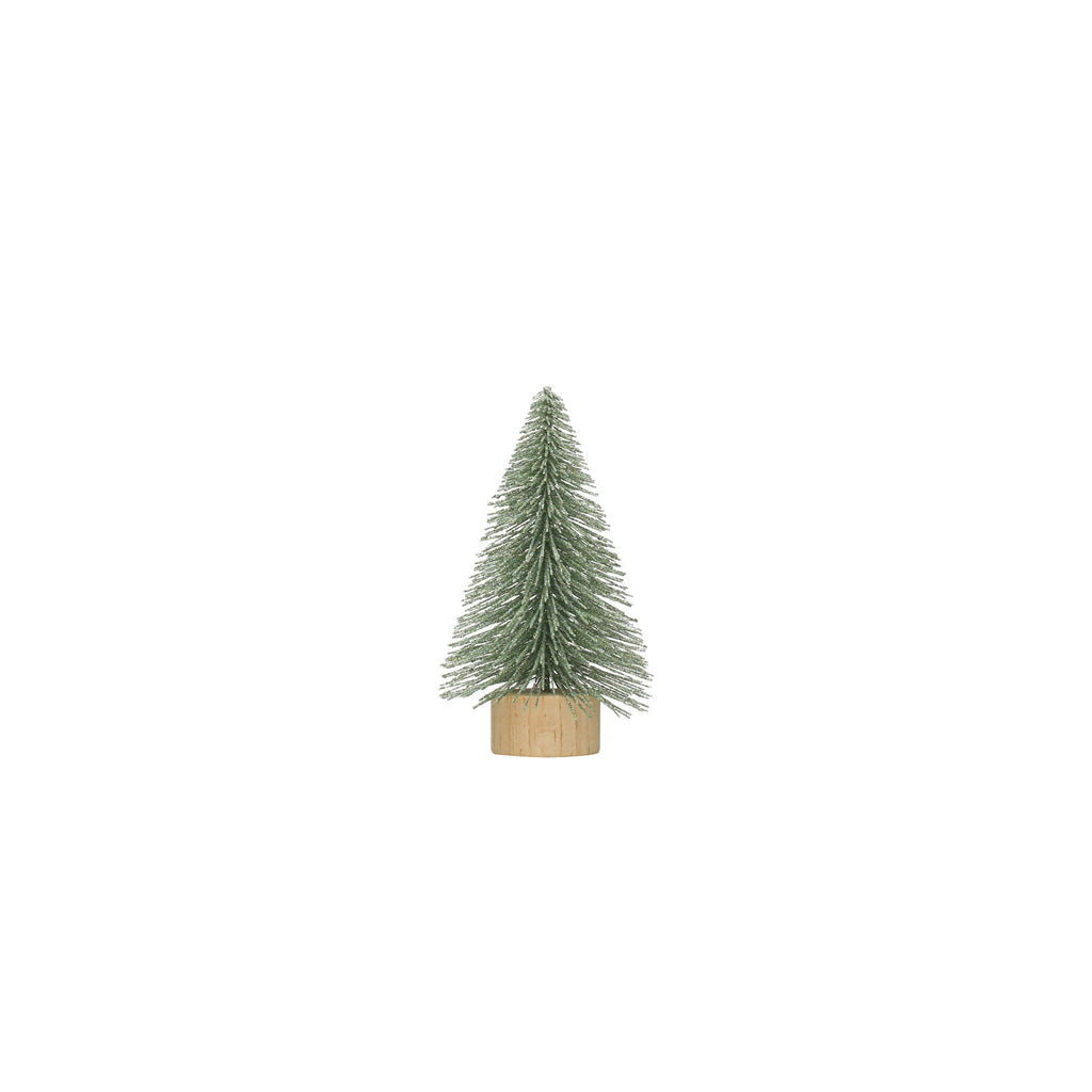 Tree w/ Glitter & Wood Base image 1