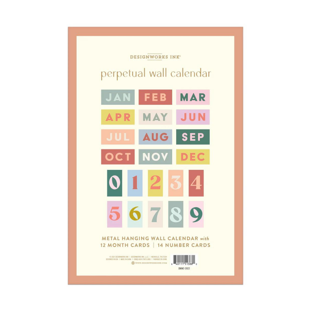 Perpetual Wall Calendar image 1