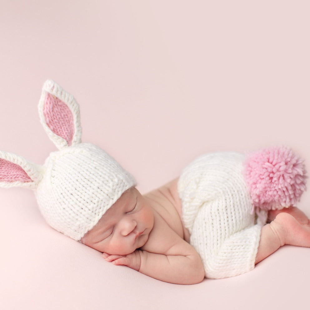 Bunny Knit Newborn Set image 0