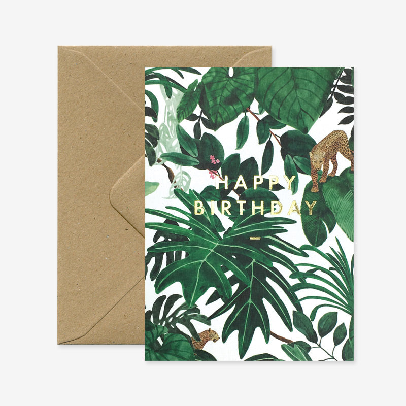 Happy Birthday Jungle Greeting Card image 0