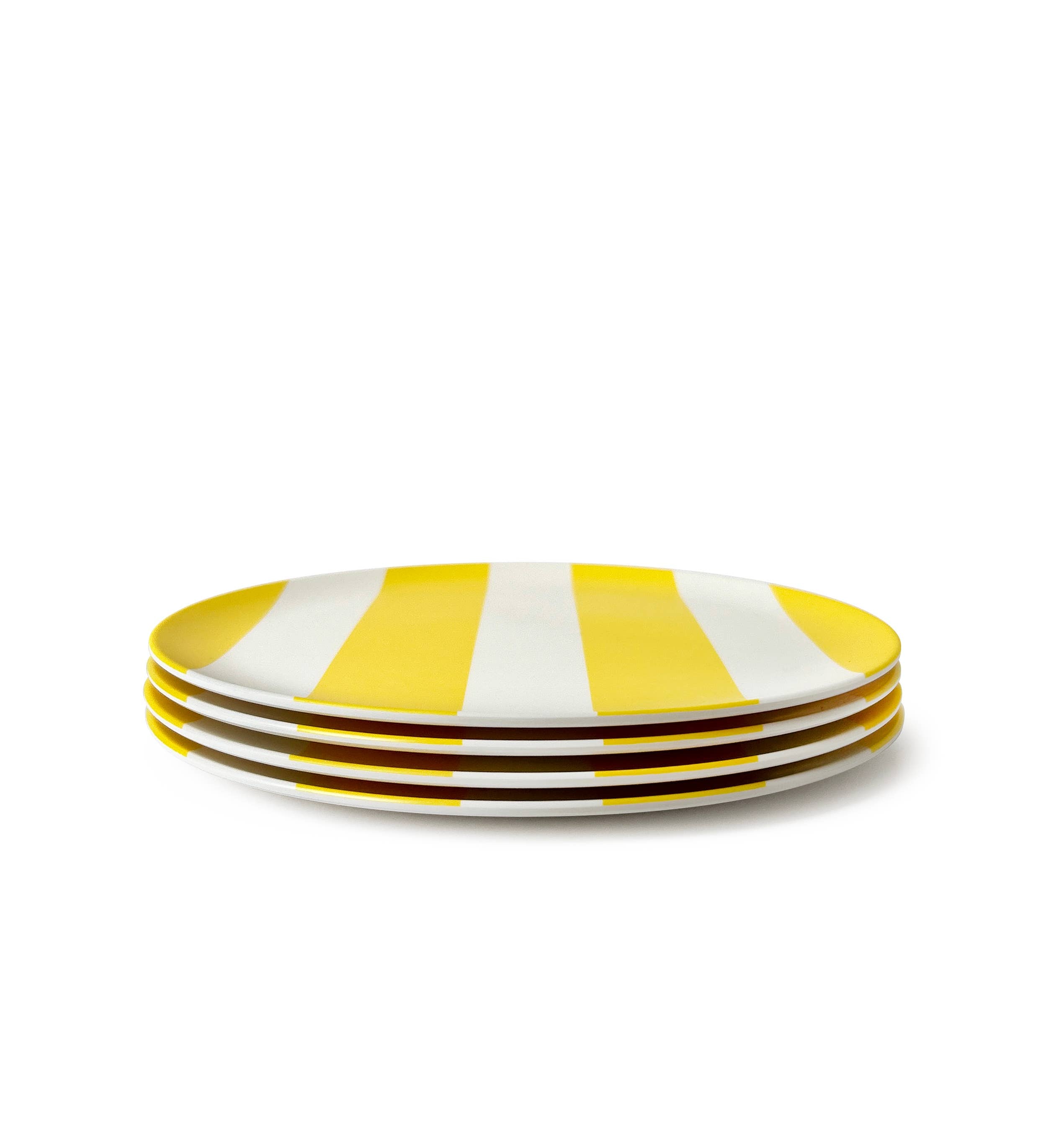 Cabana Yellow Stripe Side Plate