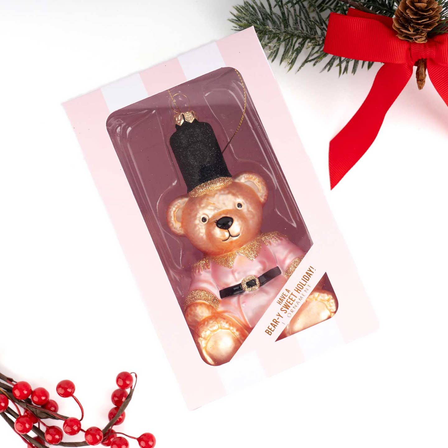 Teddy Glass Ornament image 5
