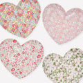 Meri Meri X Liberty Heart Plates Set image 0