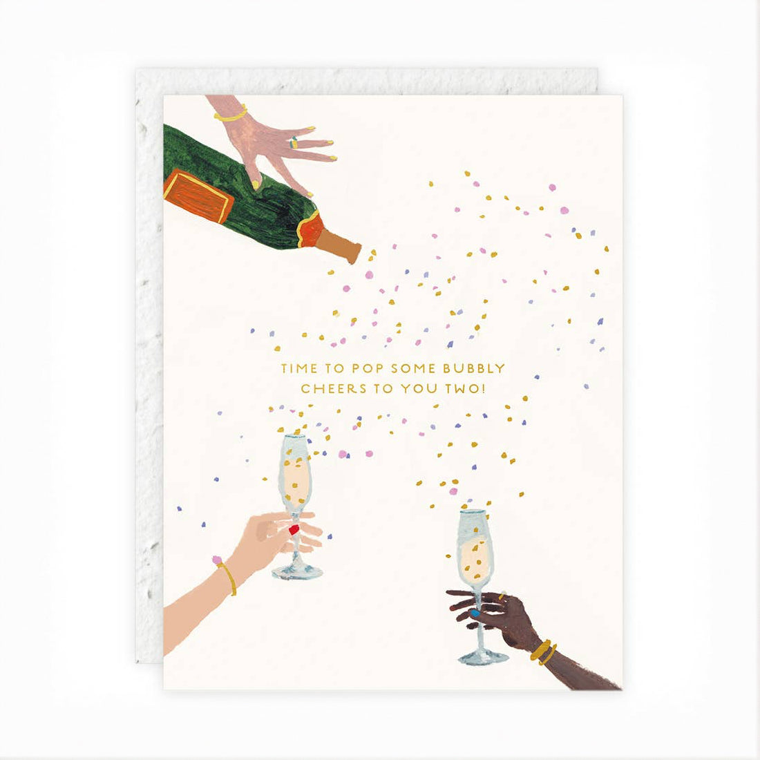 Pop Some Bubbly - Engagement & Wedding Card image 0