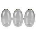 Vase Trio w/ Gold Rim image 0