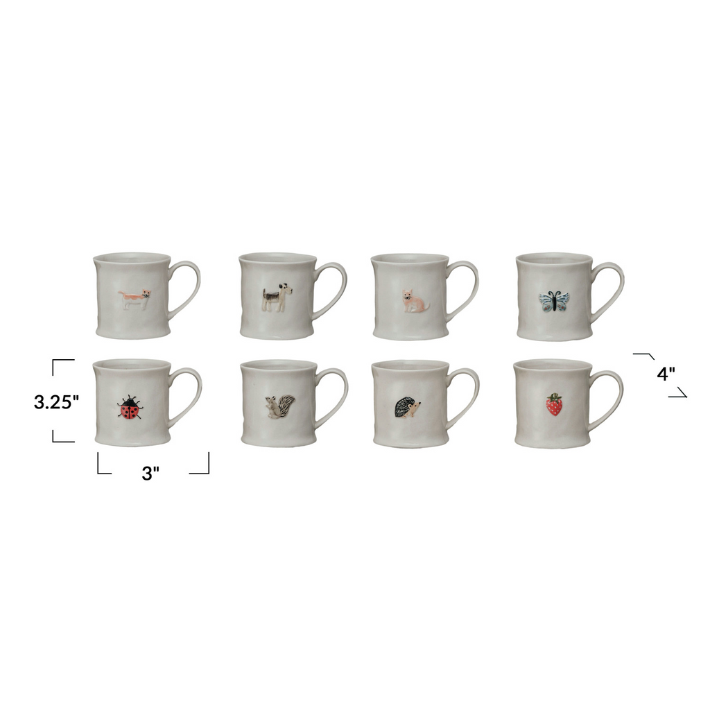 Embossed Stoneware Mug image 10