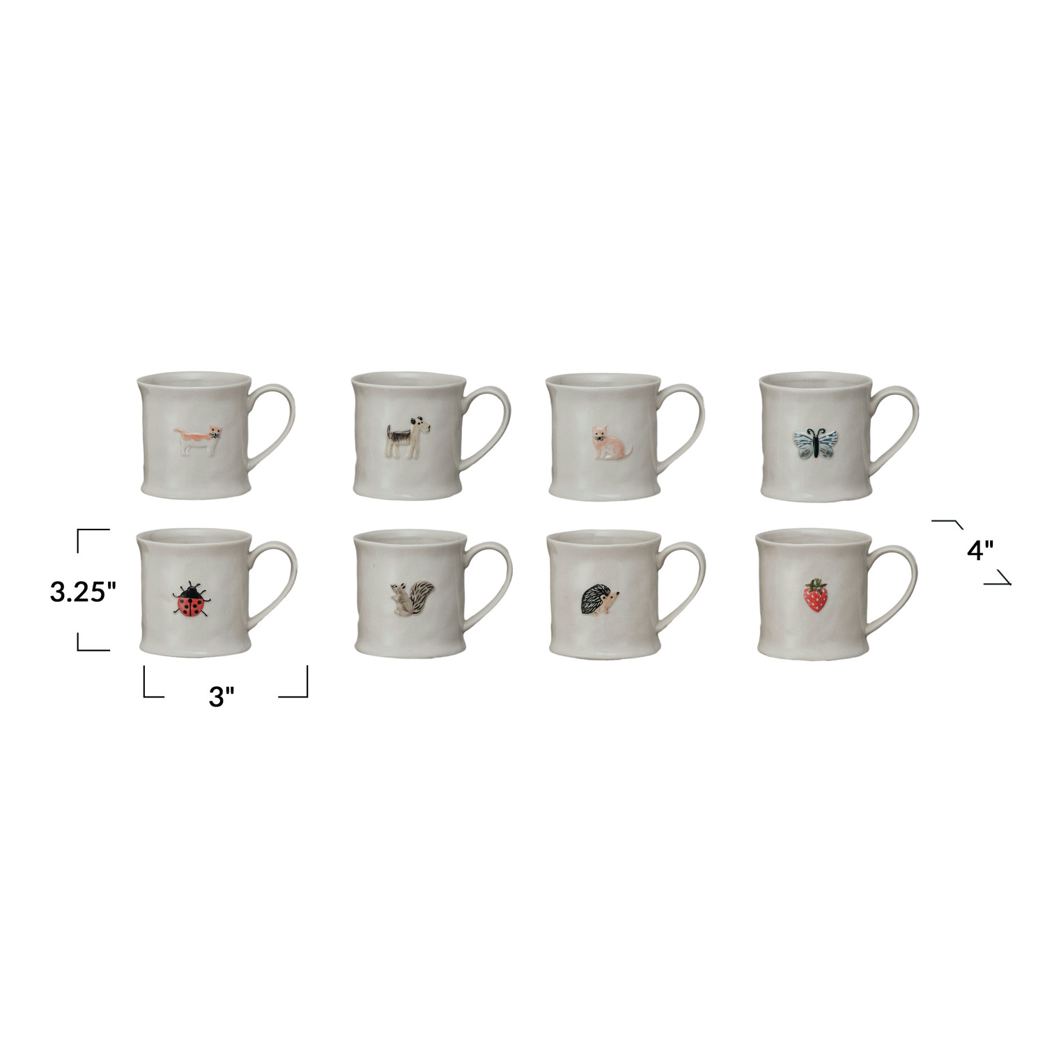 Embossed Stoneware Mug image 10
