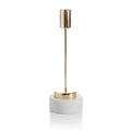 Celine Brass & Marble Taper Holder image 0