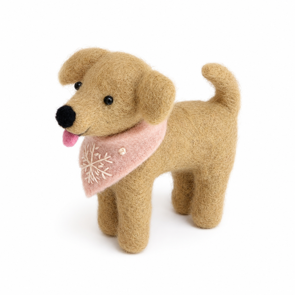 Felt Ornament - Labrador Retriever / Yellow